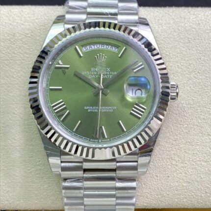 1:1 SUPER REPLICA ROLEX DAY DATE M228239-0033 EW FACTORY STAINLESS STEEL STRAP