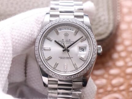 1:1 SUPER REPLICA ROLEX DAY DATE M228349RBR-0001 EW FACTORY STAINLESS STEEL