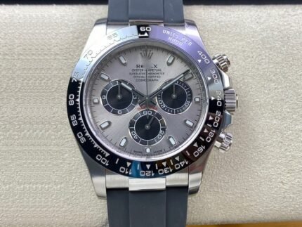 1:1 SUPER REPLICA ROLEX COSMOGRAPH DAYTONA M116519LN-0027 CLEAN FACTORY RUBBER STRAP