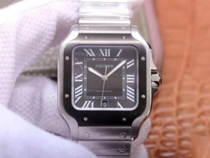 1:1 SUPER REPLICA CARTIER SANTOS DE LARGE WSSA0037 V6 FACTORY GRAY DIAL
