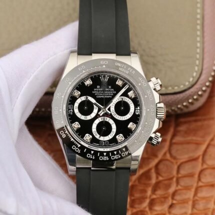 1:1 SUPER REPLICA ROLEX DAYTONA COSMOGRAPH 116519 NOOB FACTORY BLACK DIAL